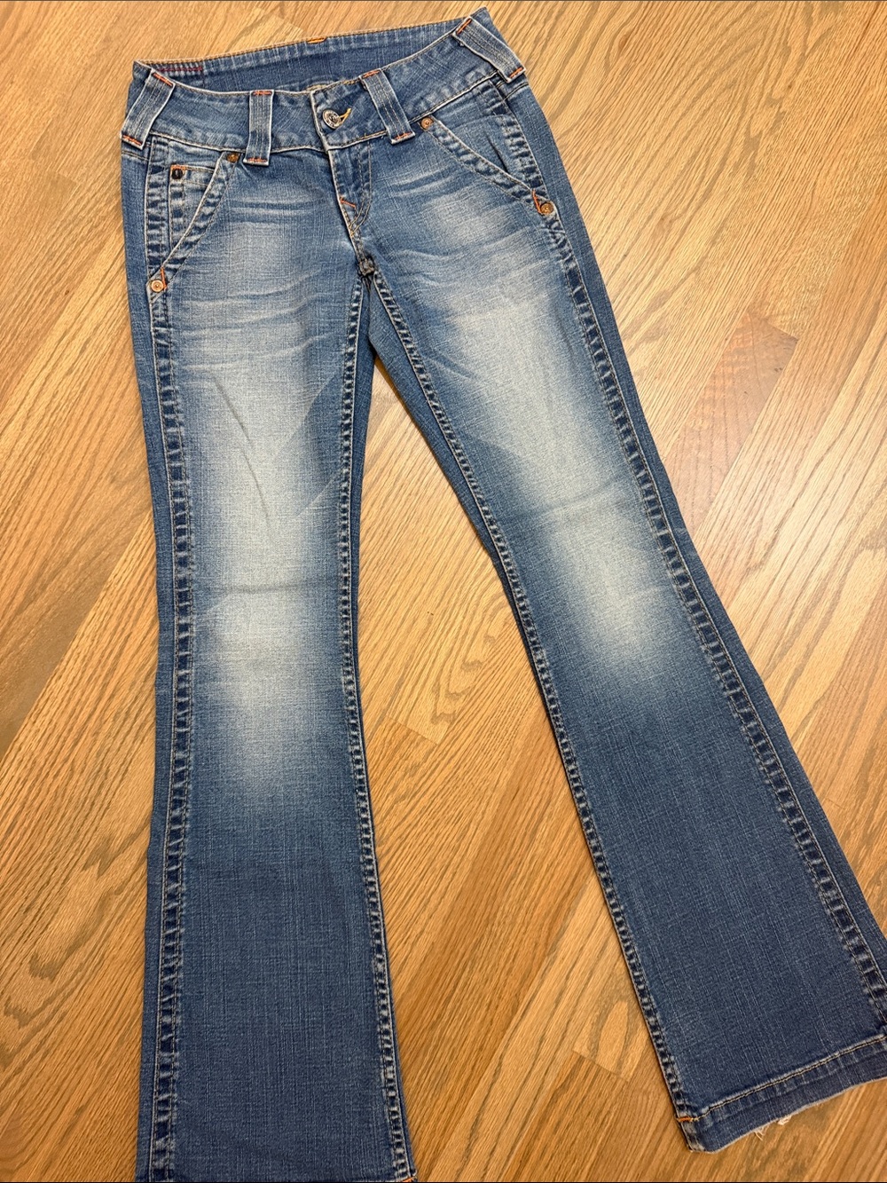 Rare! True Religion Section Emma Trouser Boot Cut Flare Jean Sz 27/ 34 inseam